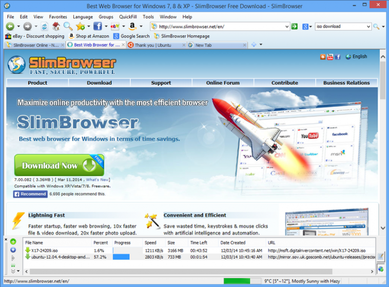 Slim Browser 18.0.0.0 download the new version for mac