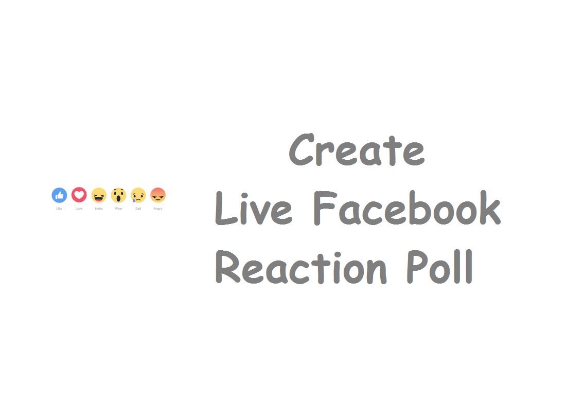 live facebook reaction poll